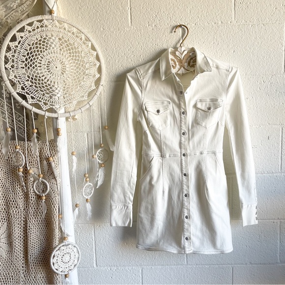 NWOT Free People Dynamite Dress White - Picture 3 of 15